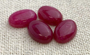 Ruby Oval Cabochon