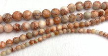 Red Net Jasper Bead Strand