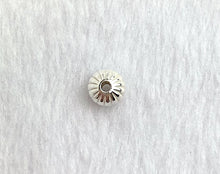 Corrugated Saucer Bead w/1.1mm Hole