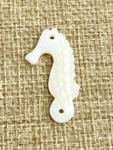 Mother of Pearl Seahorse Charm