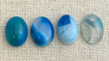 Blue Lace Agate Oval Cabochon