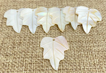 Mother of Pearl Leaf Charm