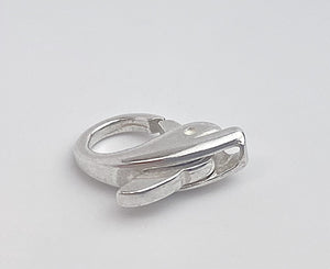 Sterling Silver Dolphin Clasp