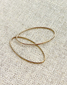 14k Gold Filled Oval Jump Ring 19ga 0.89x30x15mm CL
