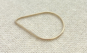 14k GF Teardrop Jump Ring 1.02x29x20mm CL