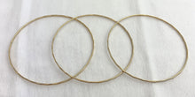 14k GF Hammered Wire Stacking Bangle