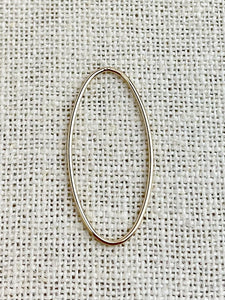 14k Gold Filled Oval Jump Ring 19ga 0.89x30x15mm CL
