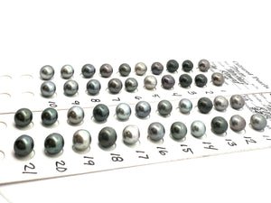 7mm AA Round Tahitian Pairs, Sku#7RPPAIR