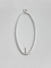 Oval Drop w/Peg & Closed Jump Ring