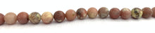 Plum Jasper Bead Strand
