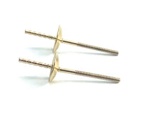 14K Solid Gold Threaded 5mm Cup, Sku#11-28-58