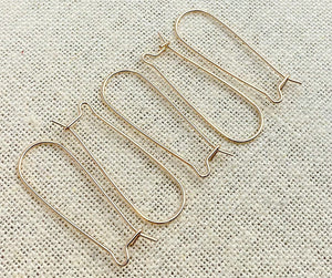 14k GF 35.0mm Kidney Ear Wire (0.76mm)