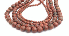 Sesame Red Jasper Bead Strand