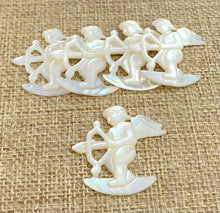 Mother of Pearl Cupid Charm