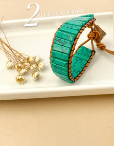 Stunning gemstone bracelets