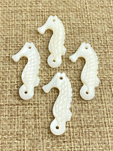 Mother of Pearl Seahorse Charm