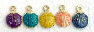 Gold Plated Shell Charm