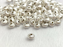 Corrugated Saucer Bead w/1.1mm Hole