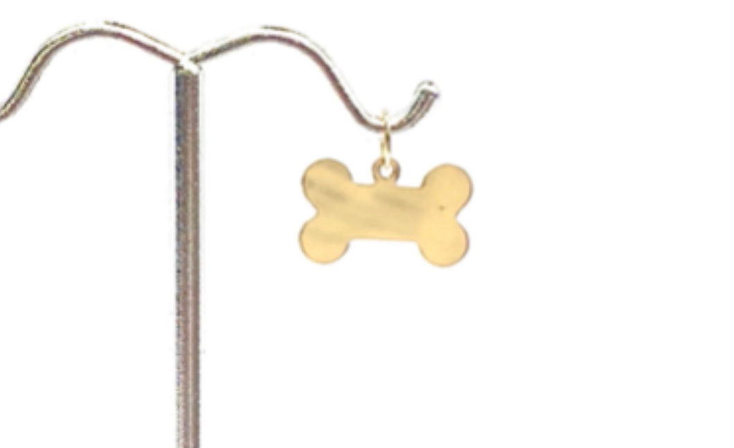 14KGF Dog Bone Charm 2515-C