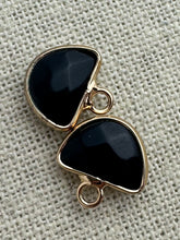 Onyx Gold Plated Charm