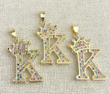 Gold Plated “K” Initial Pendant