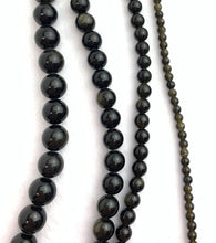 Golden Obsidian Bead Strand
