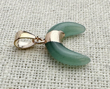 Green Aventurine Gold Plated Pendant
