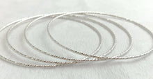 SS Sparkle Wire Stacking Bangle