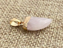Rose Quartz Gold Plated Pendant