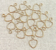 14k Gold Filled 10mm Wire Heart w/Ring