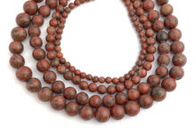 Sesame Red Jasper Bead Strand