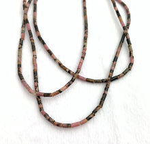 Black Vein Rhodochrosite Bead Strand Sku#M2768