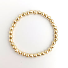 14k Gold Filled Beaded Stretchy Bracelet