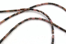 Black Vein Rhodochrosite Bead Strand Sku#M2768