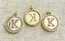 Gold Plated “K” Initial Charm
