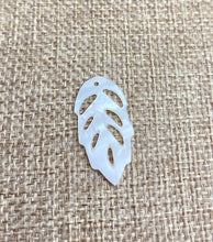 Mother of Pearl Leaf Charm