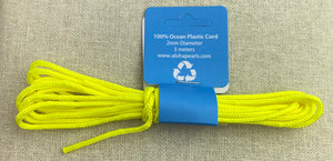 100% Recycled Ocean Plastic Cord 2mm