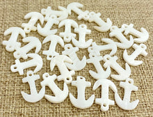 Mother of Pearl Anchor Charm