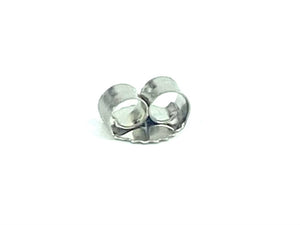 14K White Ear Nut Light, Sku#12/27/1806