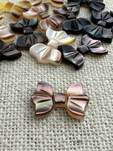 Mother of Pearl Bow Tie Charm Sku#M134