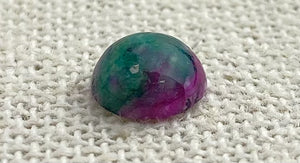 Ruby Fuchsite Circle Cabochon