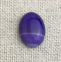 Purple Banded Agate Oval Cabochon