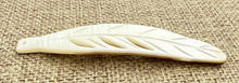 Mother of Pearl Feather Charm Sku#M123