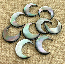 Mother of Pearl Moon Charm