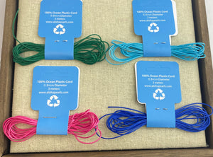 100% Recycled Ocean Plastic Cord 0.8mm