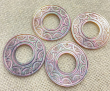 Mother of Pearl Circle Charm