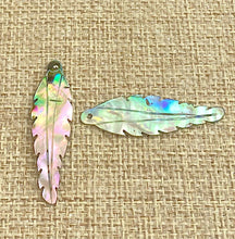 Abalone Feather Charm