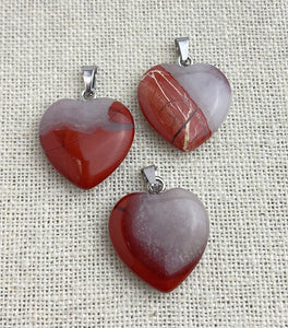 Jasper Heart Pendant