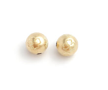 8mm Sandblast SD Clover Bead