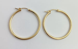 14k Gold Filled Hoop Earrings